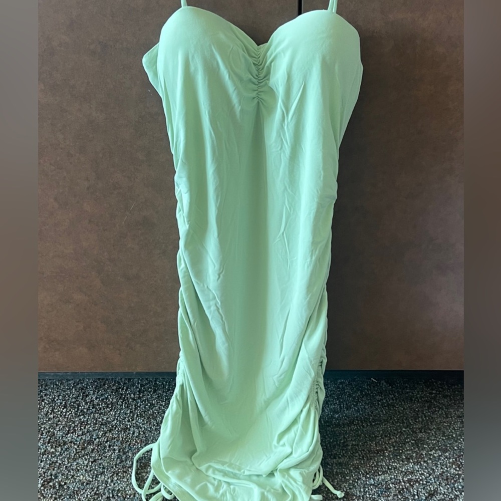 Mint Green Padded Dress